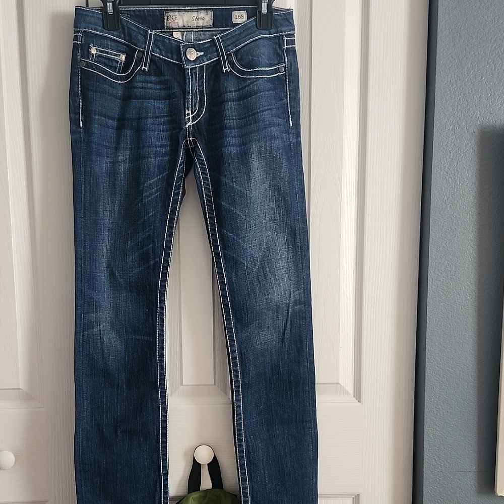 BKE Dark Blue Skinny Jeans